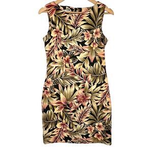 Dress Barn Tropical Sleeveless Dress 4